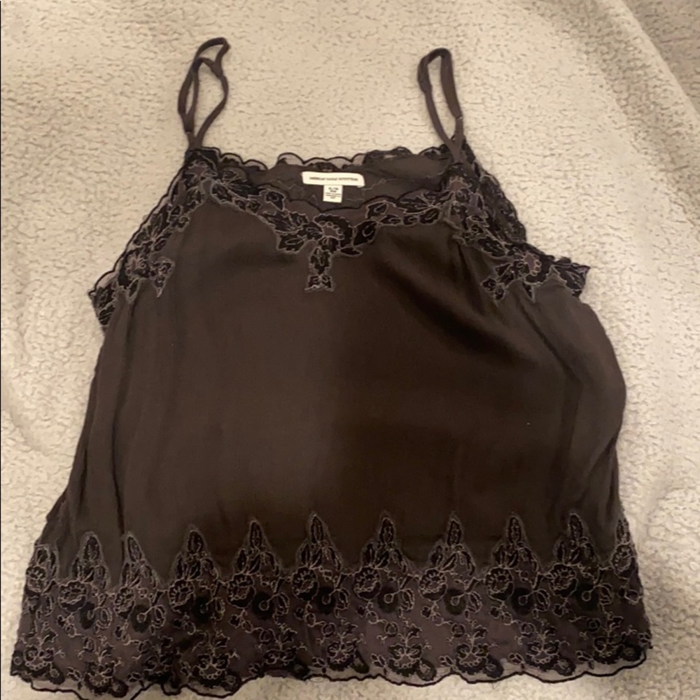 american eagle lace tank top